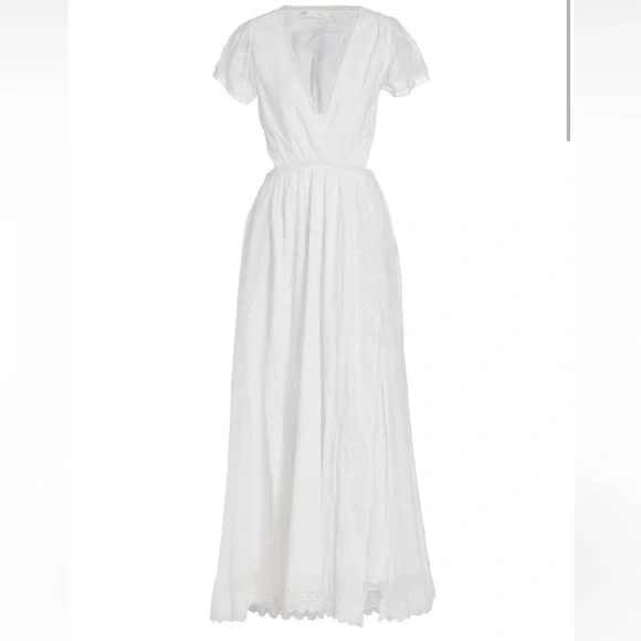 Love Shack Fancy Vania Maxi Dress White - Picture 7 of 11
